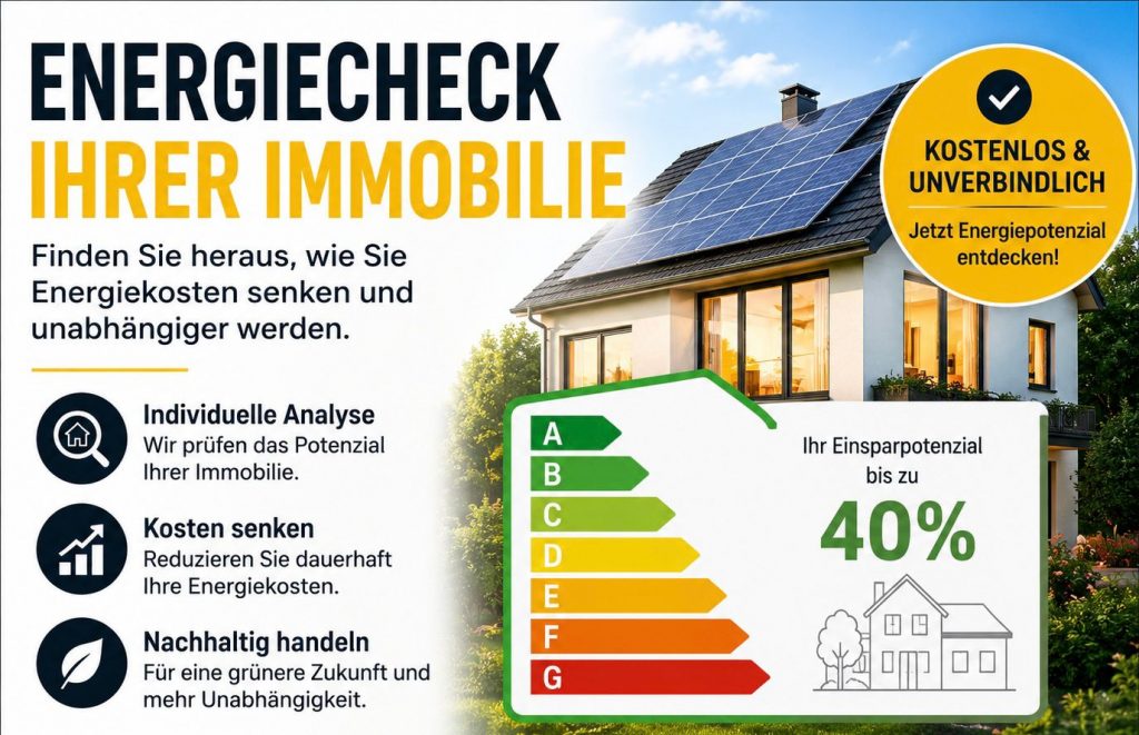 Machen Sie Ihren Sonnenkaufhaus Energiecheck